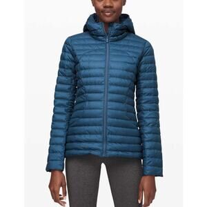 Lululemon NWT Pack It Down Puffer Jacket Code Blue 700 Fill Goose Down Women's 0